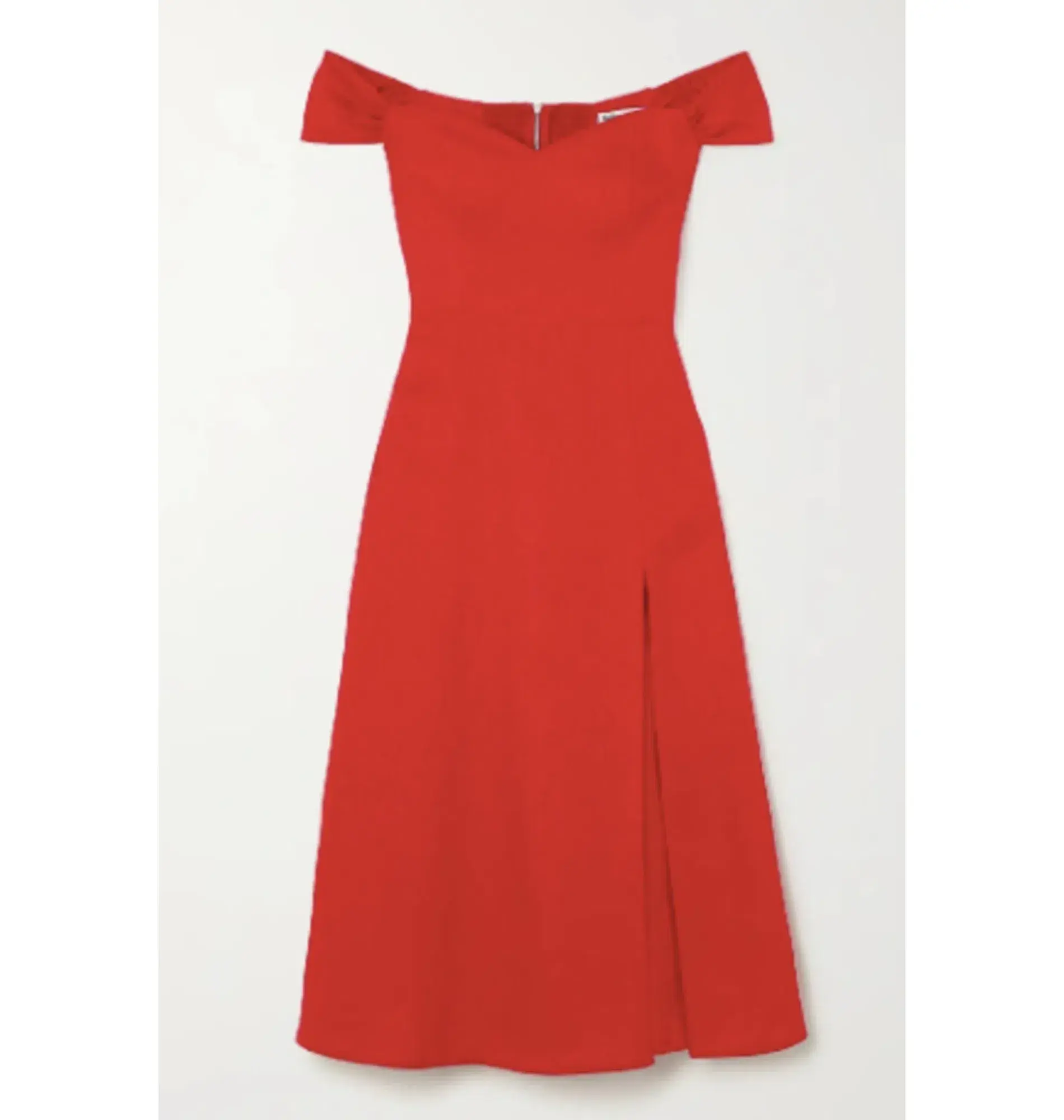 Reformation Bridgton Dress Red Size UK 10 - Image 3