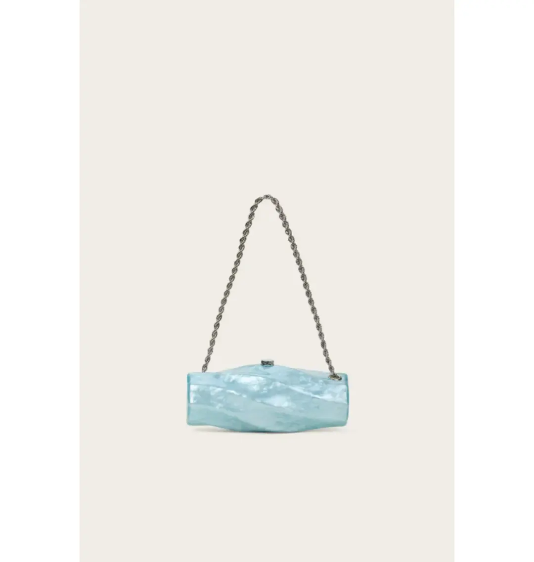 Cult Gaia Juliet Acrylic Bag Blue for rent on The Volte - main image