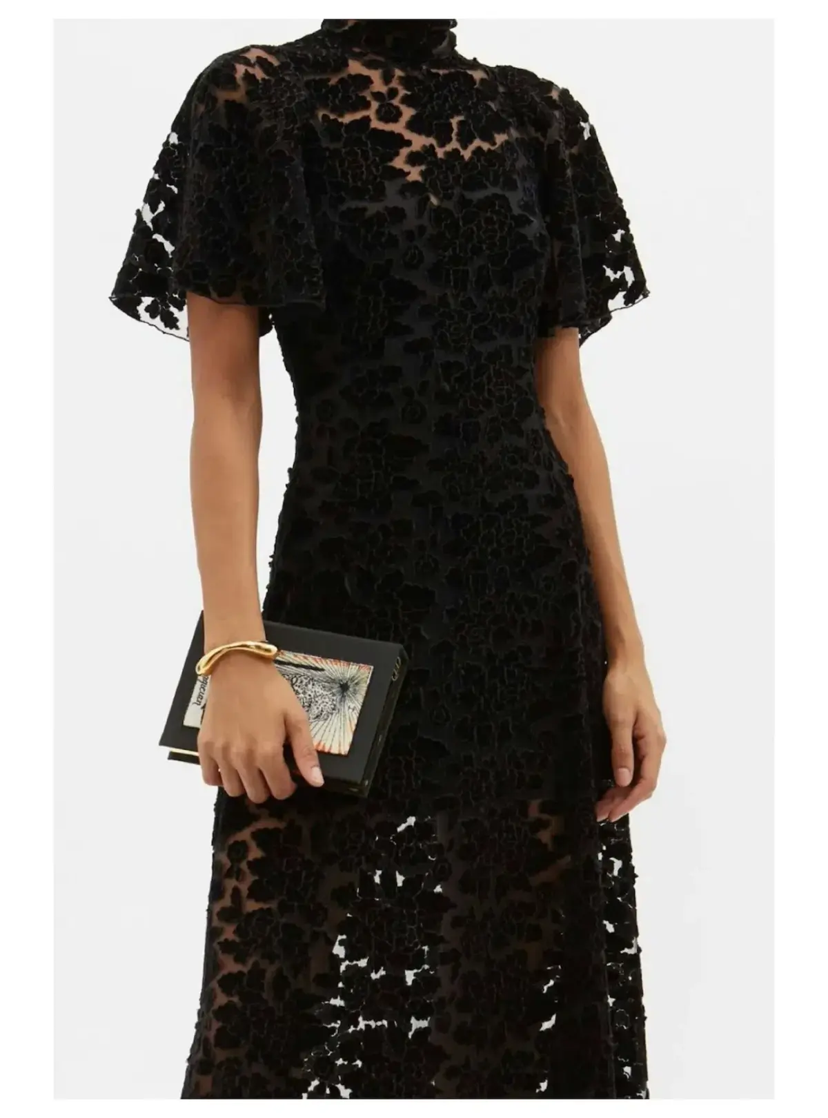 The Vampire's Wife Night Tremors Lace Gown Black Size UK 10 - Image 2