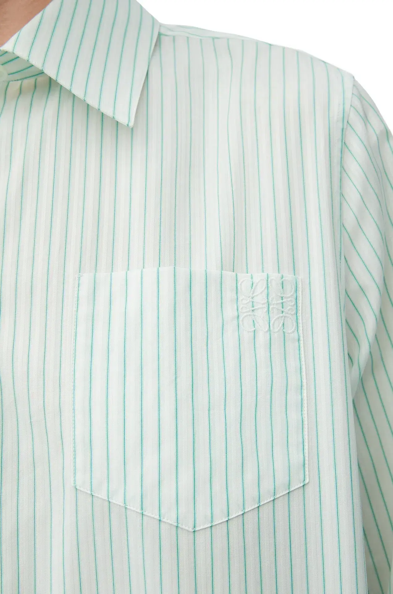 Loewe Trapeze Shirt Green Size UK 12 - Image 8