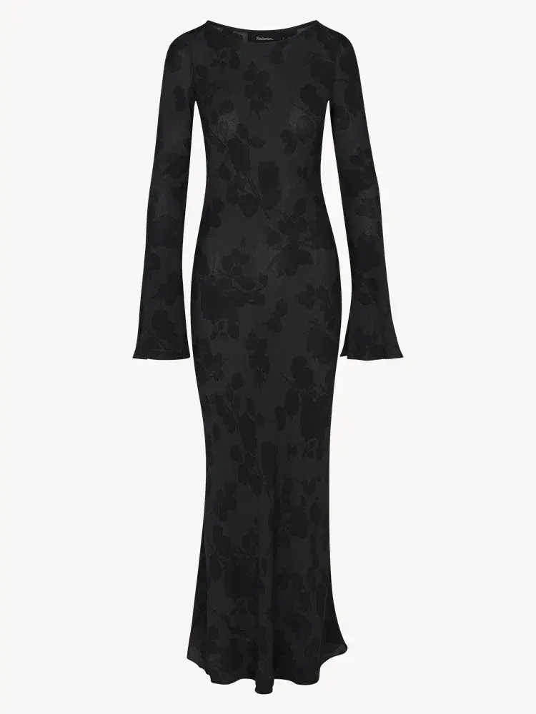 Realisation Par Gia Maxi Dress Midnight Rose Black Size L / UK 12 - Image 7