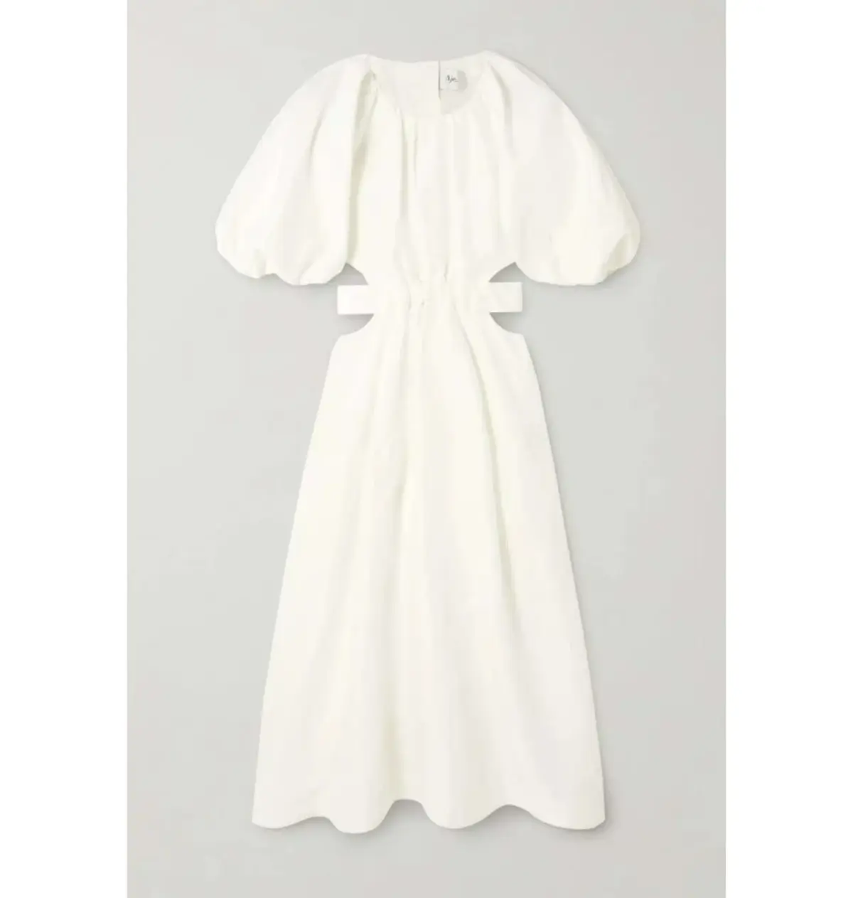 Aje Mimosa Dress Ivory Size UK 8 - Image 6
