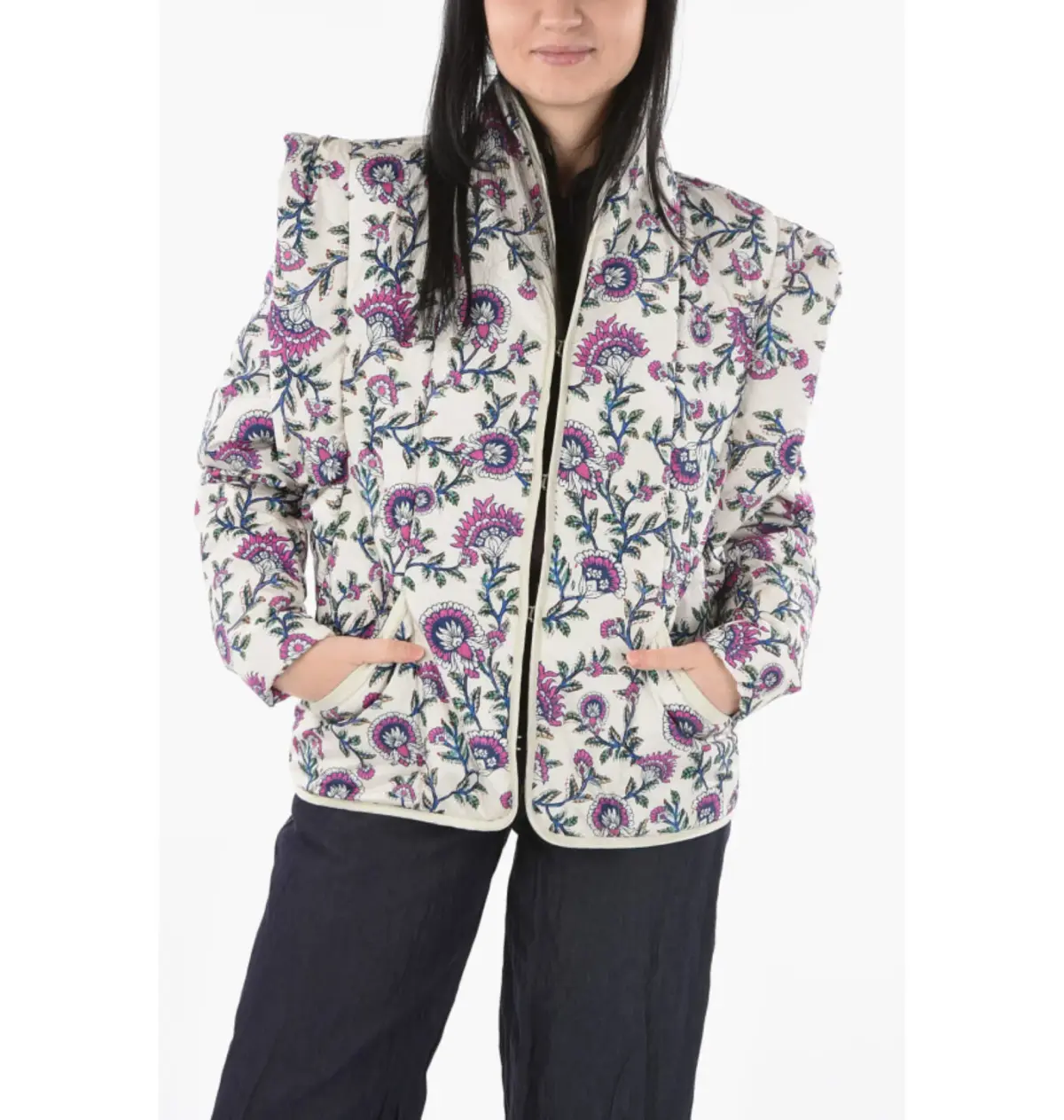 Isabel Marant Janissae Jacket Floral Size 10 - Image 1