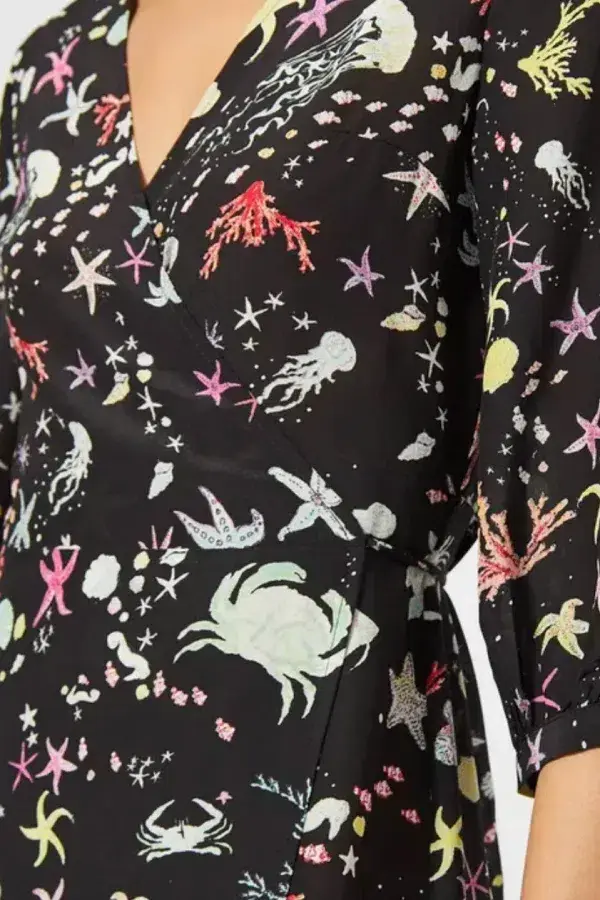 Rixo Phoebe Dress Animal Print Size L / UK 14 - Image 3