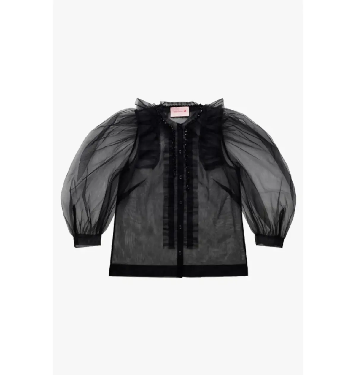 Simone Rocha x H&M Black Blouse Black Size 12 - Image 4