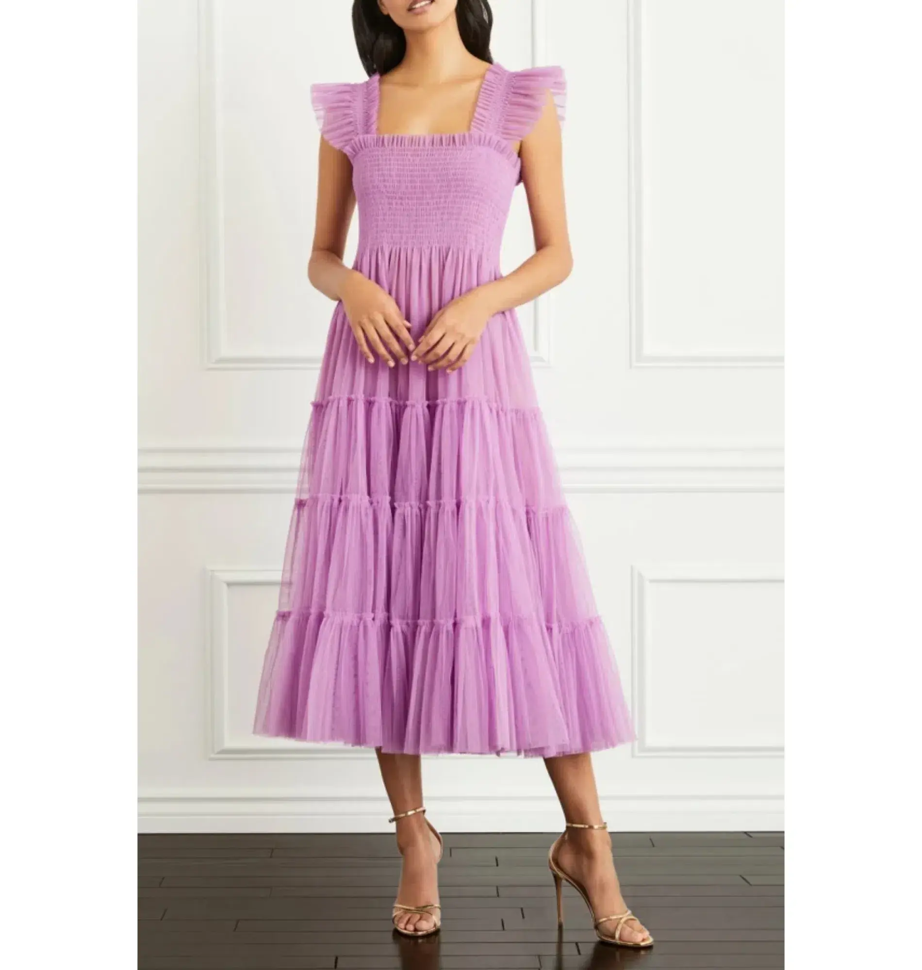 Hill House Home Collector’s Ellie Nap Midi Dress Pink Size 10 - Image 1