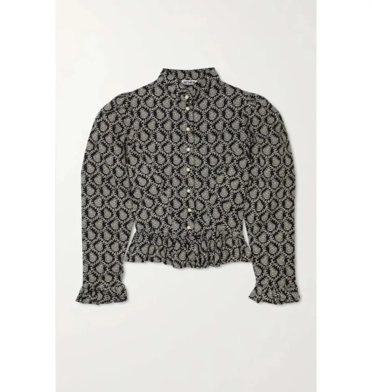 Batsheva Grace Blouse Print Size 12 - Image 4