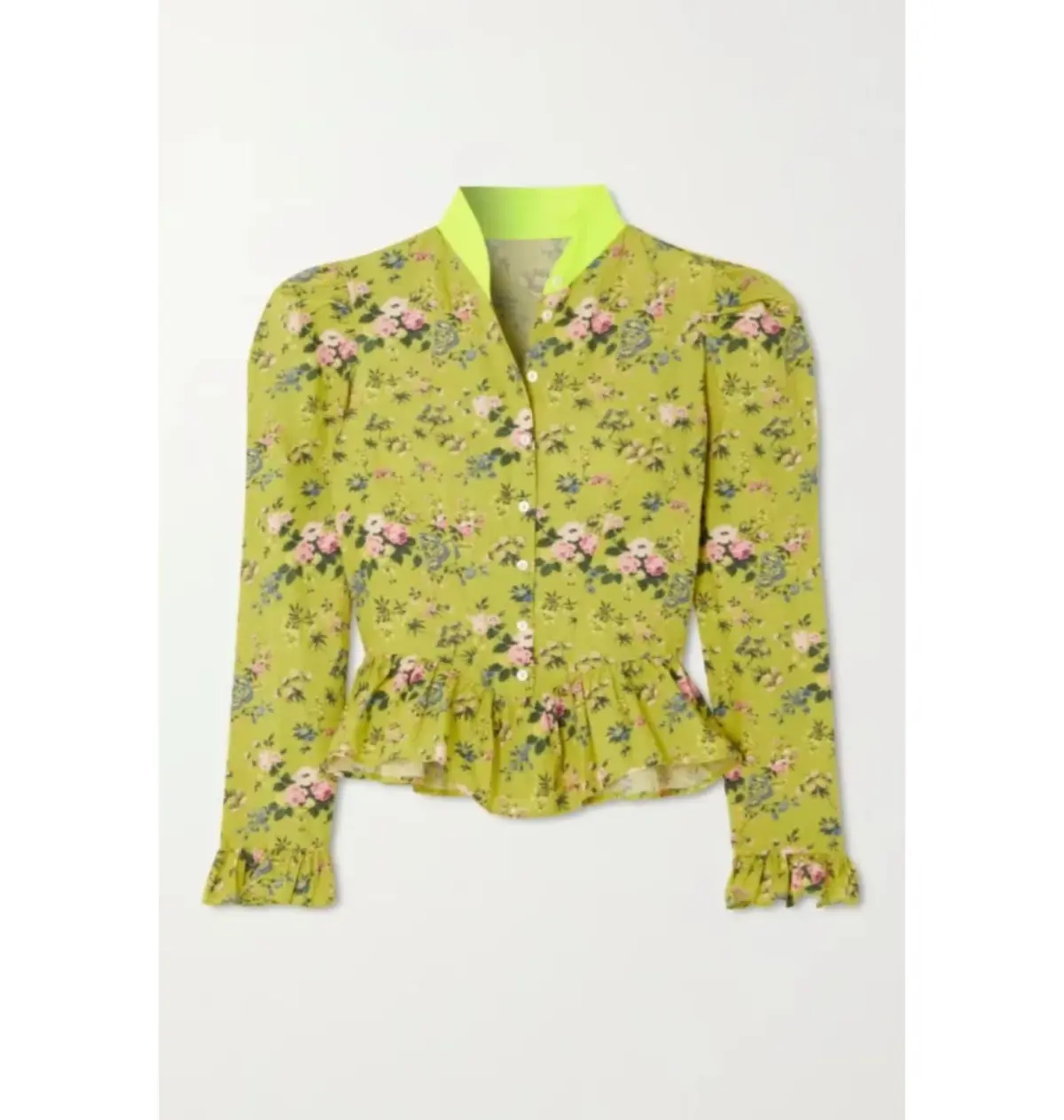Batsheva Grace Floral Blouse Floral Size 12 - Image 4
