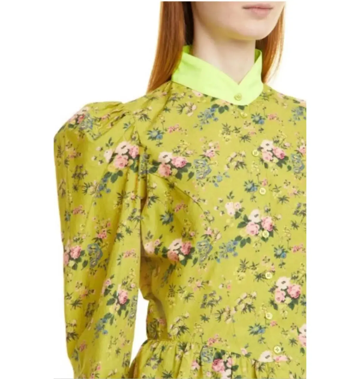 Batsheva Grace Floral Blouse Floral Size 12 - Image 3