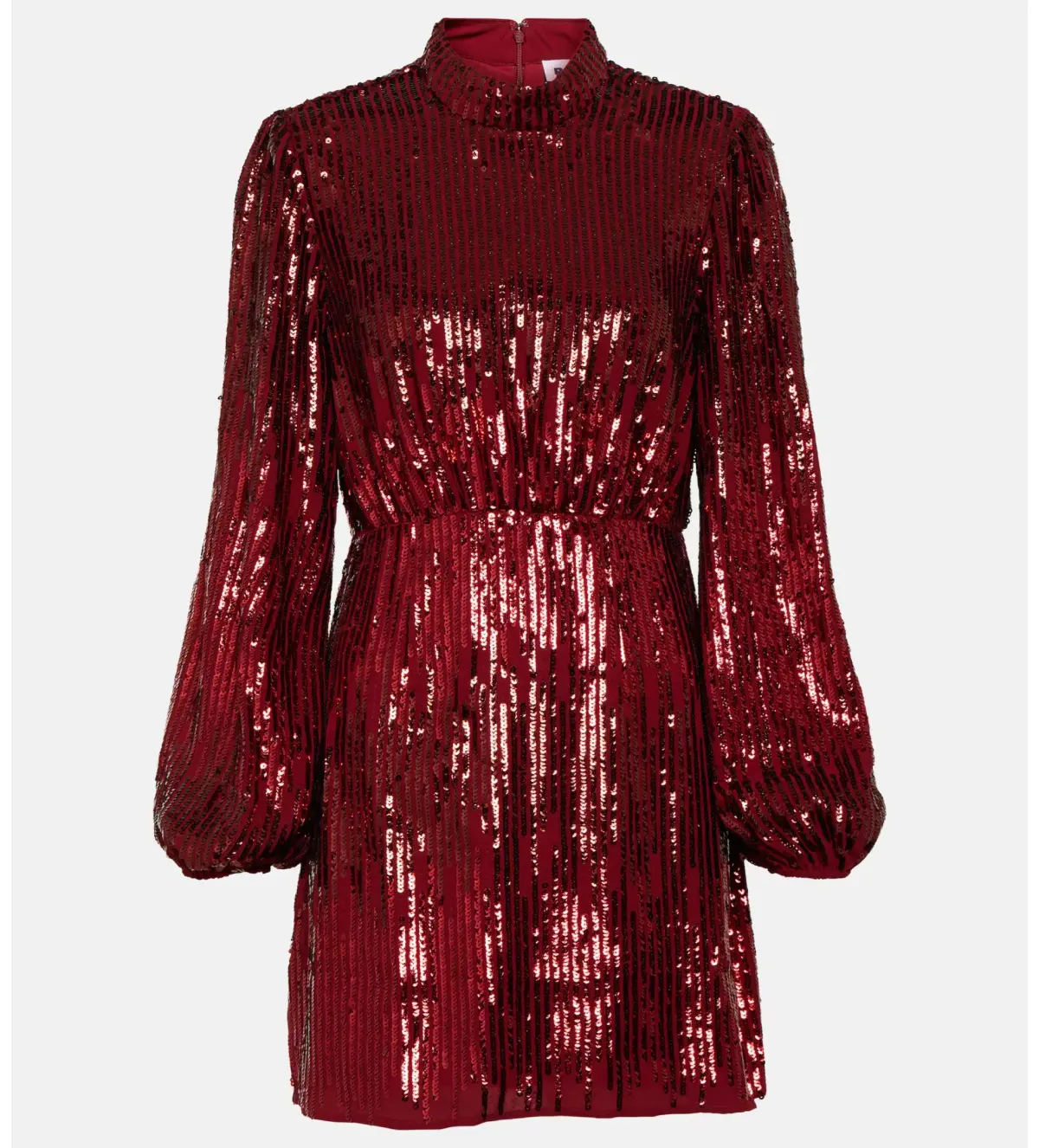RIXO  Samantha Mini Dress Red Sequin Size UK 12 - Image 5