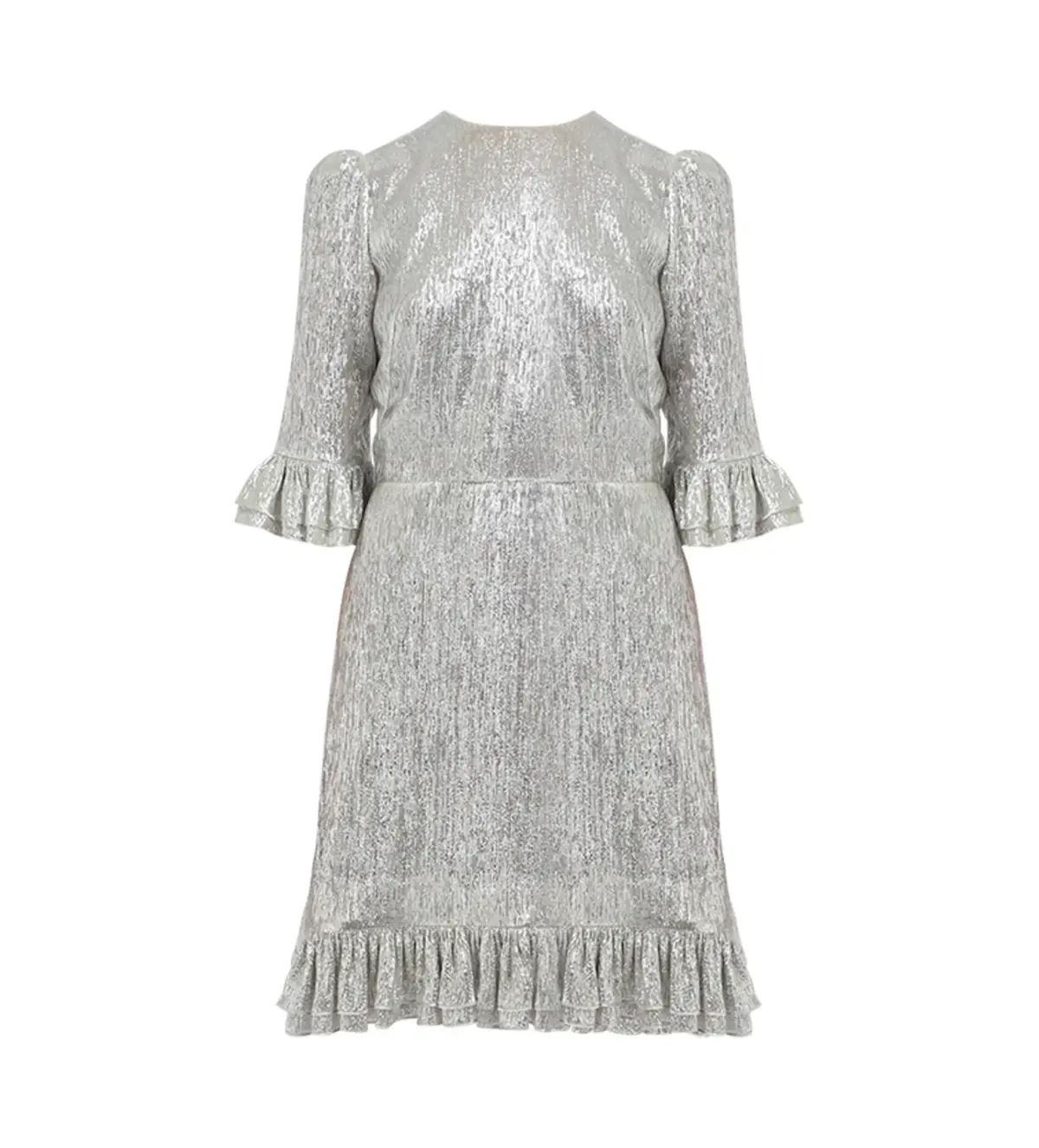 The Vampire’s Wife Falconetti Mini Dress Silver Size UK 14 - Image 4