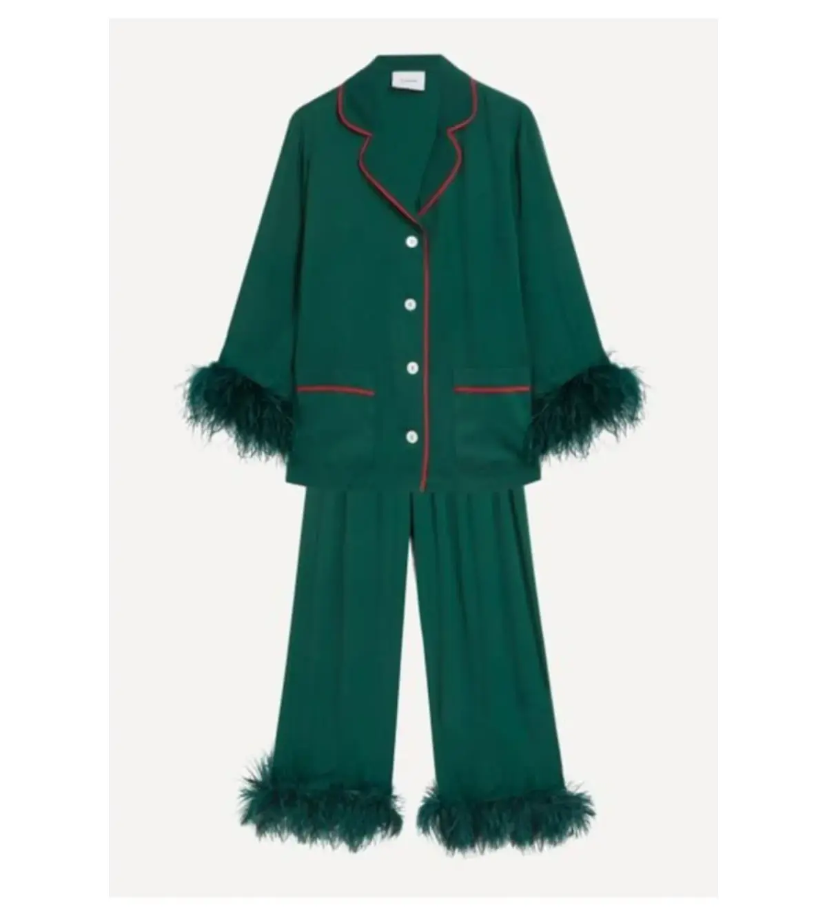 Sleeper  Party Pyjama Set Green Size UK 10 - Image 5