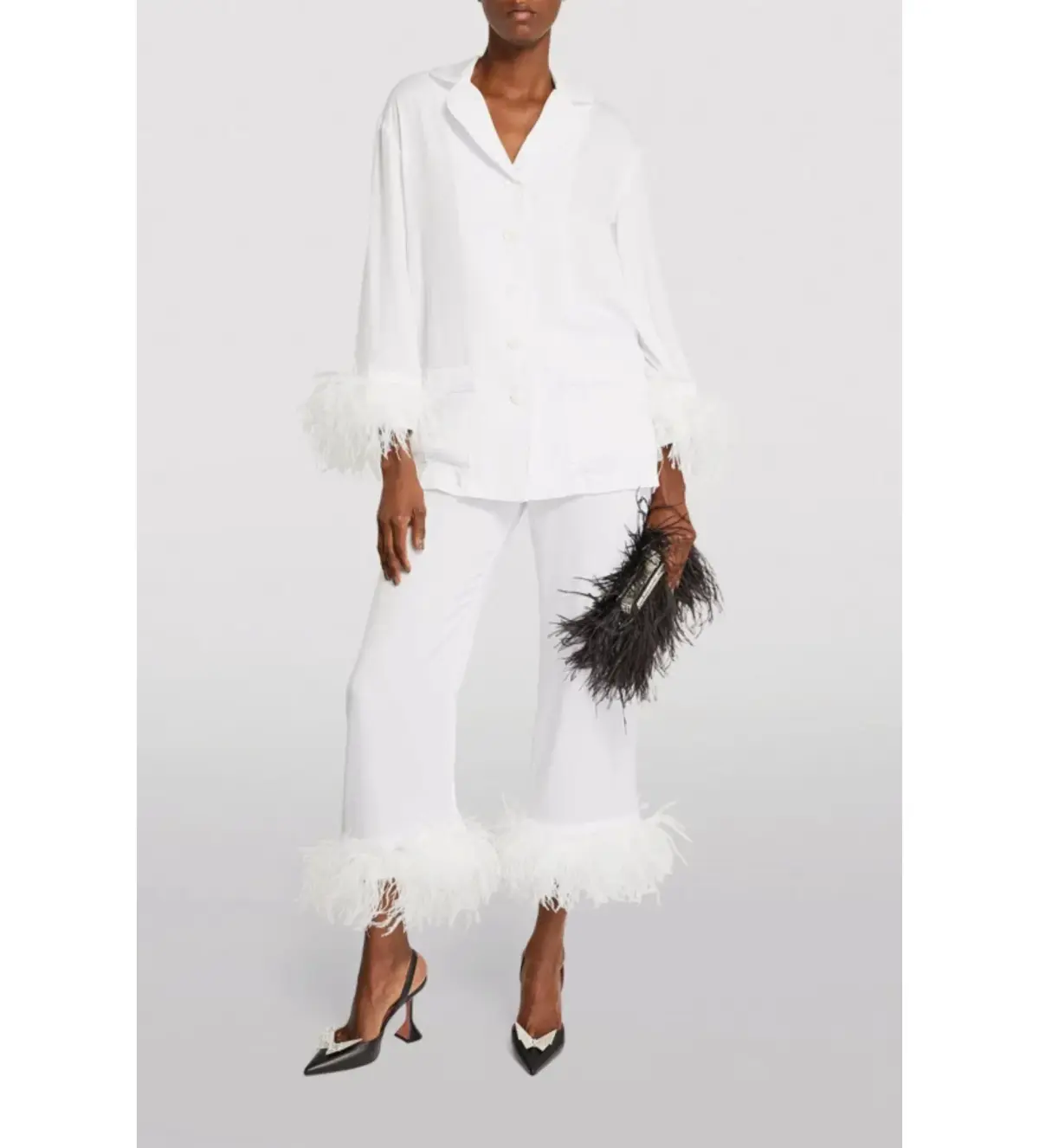 Sleeper Rent Party Pyjama Set White Size M / UK 10 - Image 1