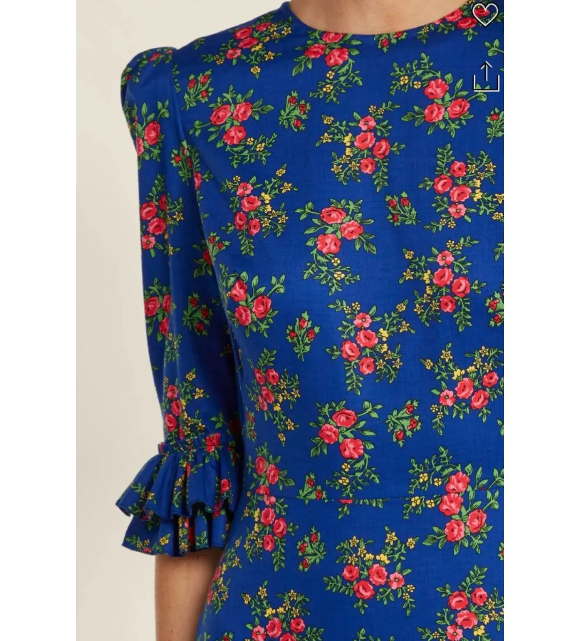 The Vampire’s Wife Cinderella Dress Blue Size 12 - Image 3