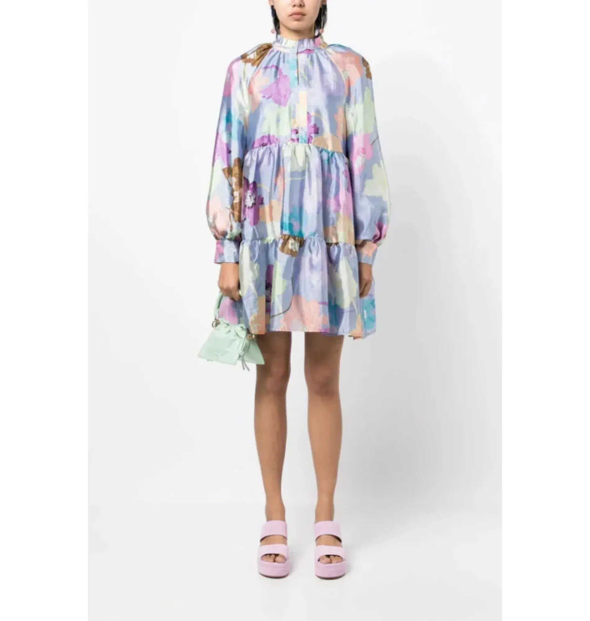 Stine Goya Jasmine Mini Dress Print Size M / Aus 10 - Image 1
