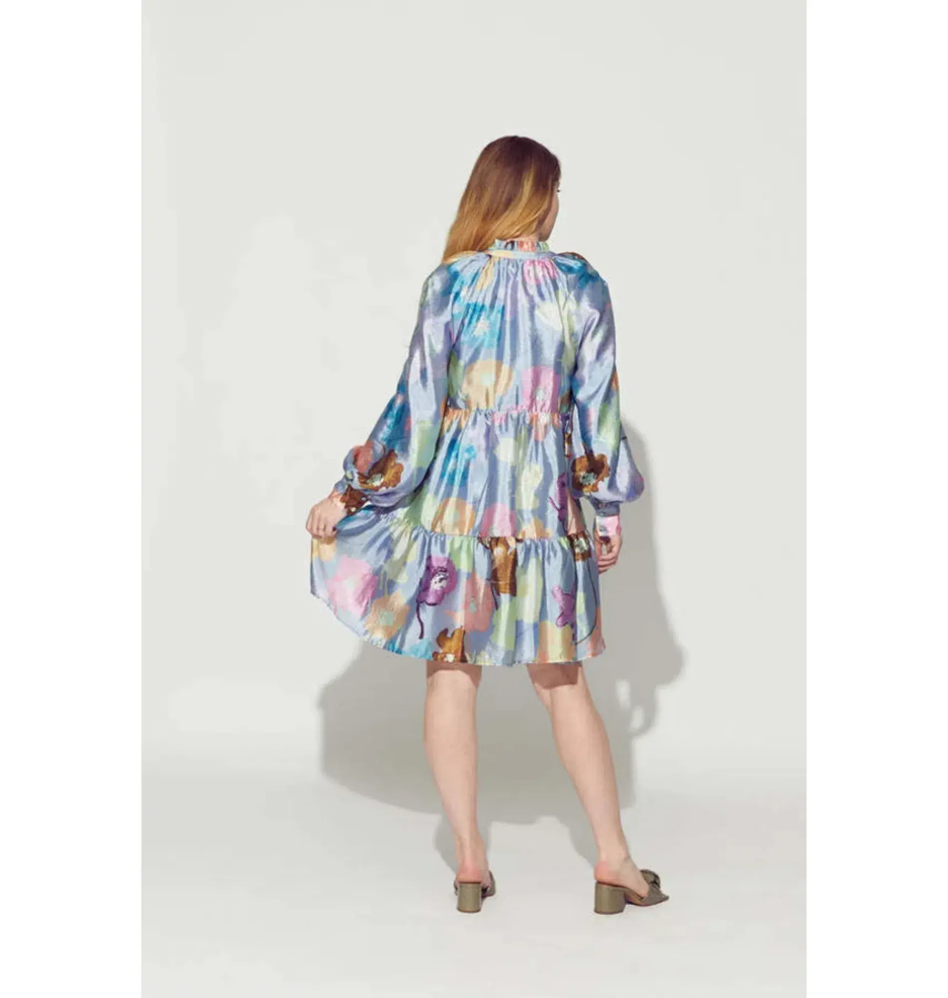 Stine Goya Jasmine Mini Dress Print Size M / Aus 10 - Image 3