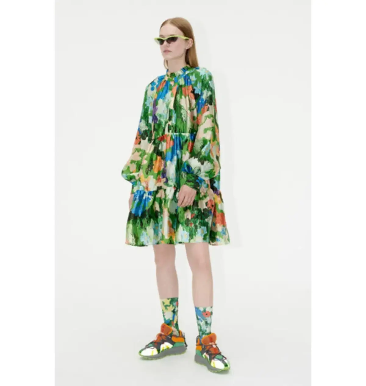 Stine Goya Rent Jasmine Mini Dress Print Size 10 - Image 1