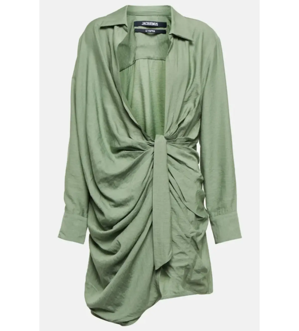 Jacquemus Bahia Mini Dress Green Size UK 14 - Image 5