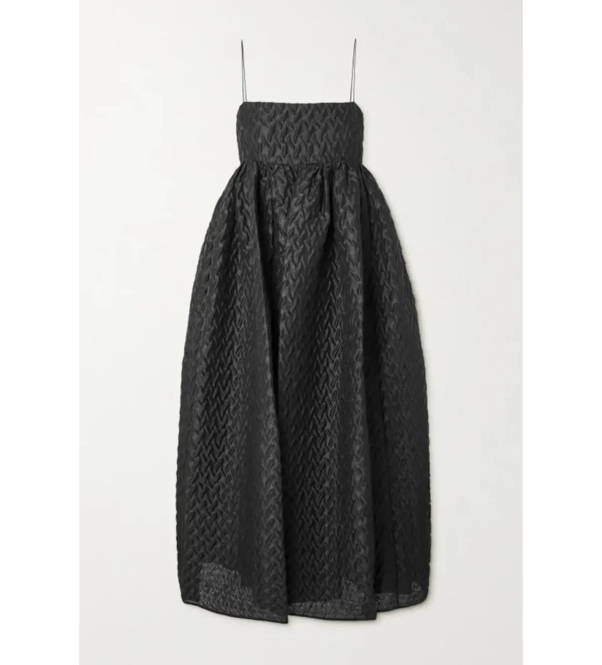 Cecilie Bahnsen Beth Maxi Dress Black Size UK 12 - Image 3