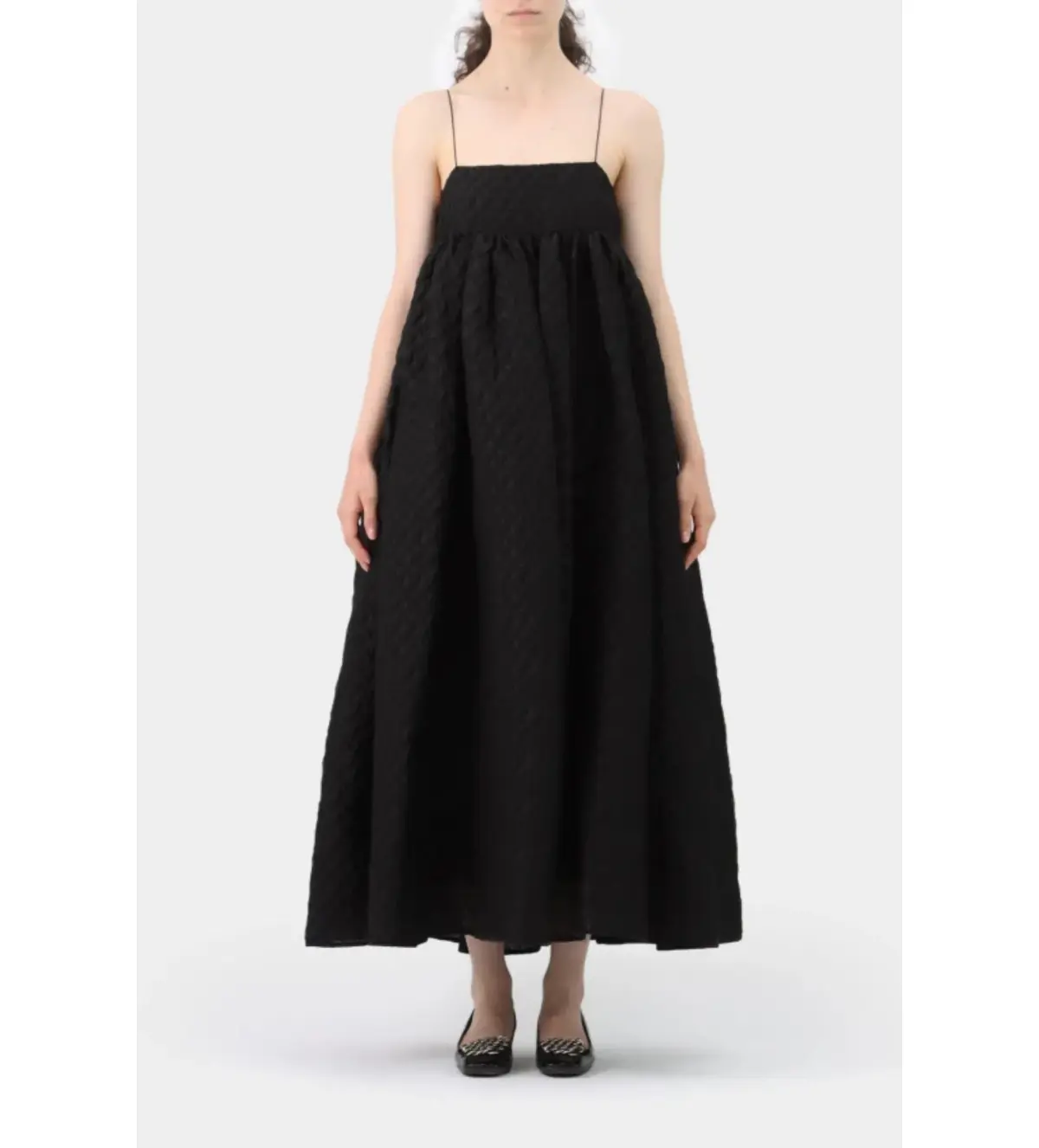 Cecilie Bahnsen Beth Maxi Dress Black Size UK 12 - Image 1