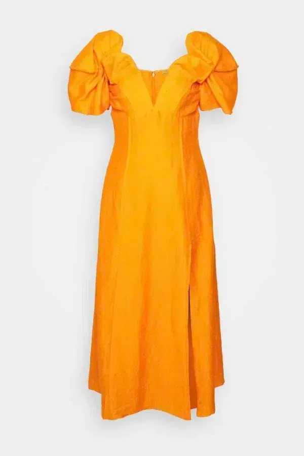 Cult Gaia Muna Mini Dress Orange Size UK 14 - Image 3