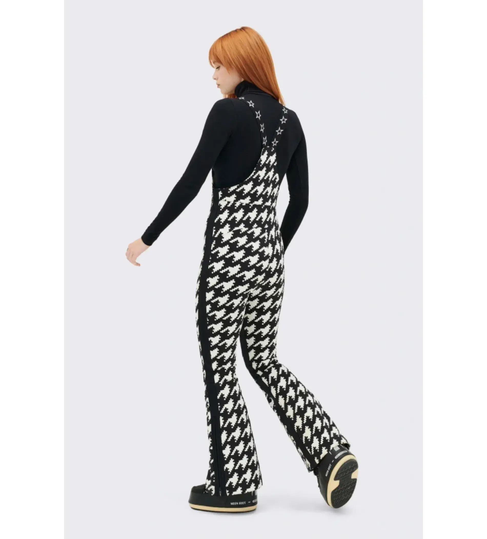 Perfect Moment Rent Houndstooth Isola Ski Pants Print Size 10 - Image 2