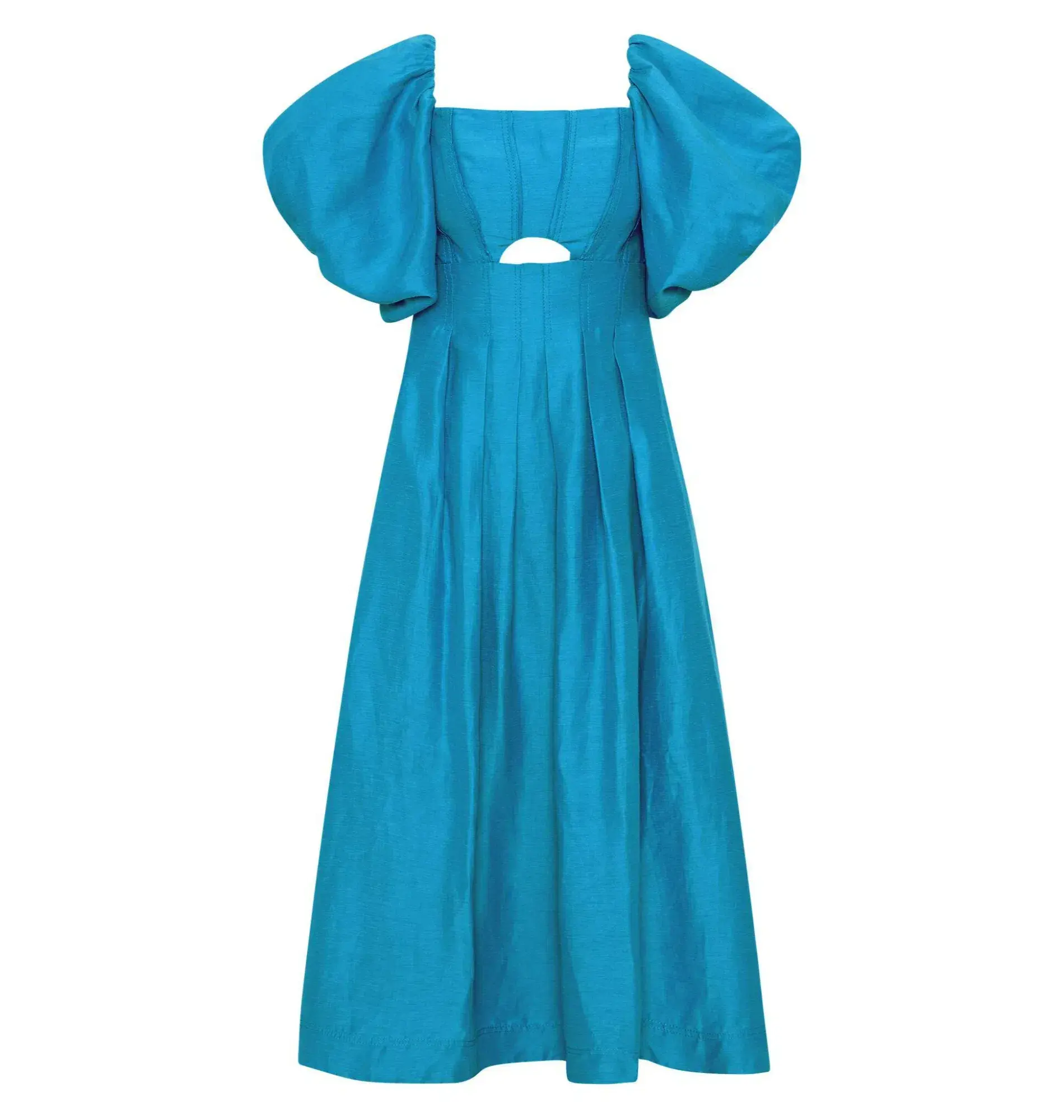 Aje Eugenie Dress Azure Blue Size UK 12 - Image 4