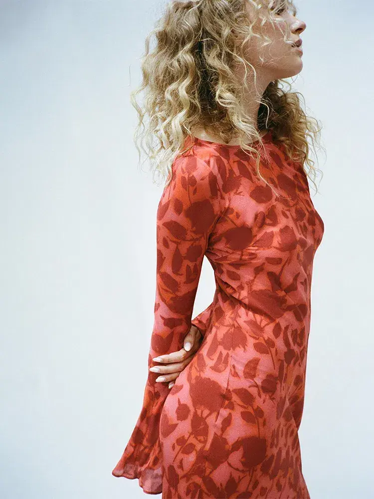 Realisation Par Gia Havana Red Floral Size L / UK 12 - Image 3