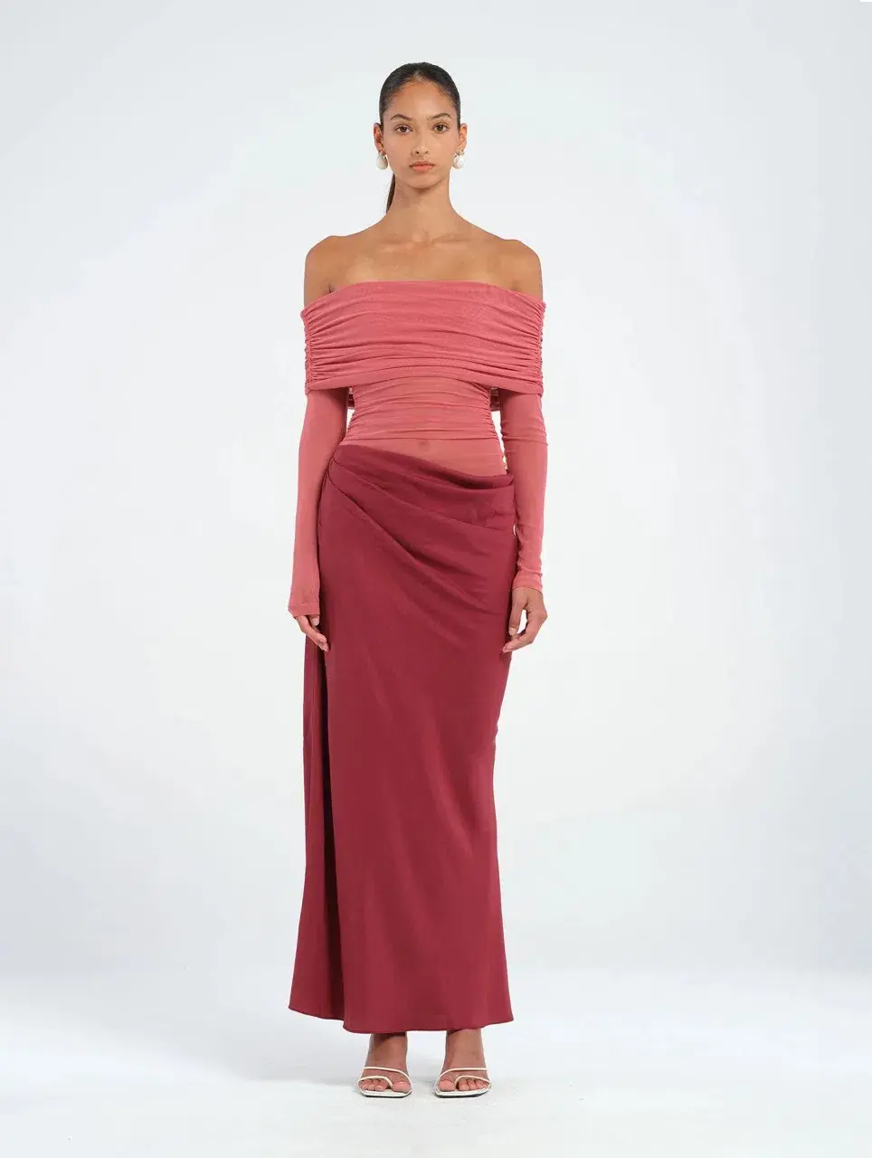 Benni Yasmin Off-Shoulder Maxi Dress - Image 1