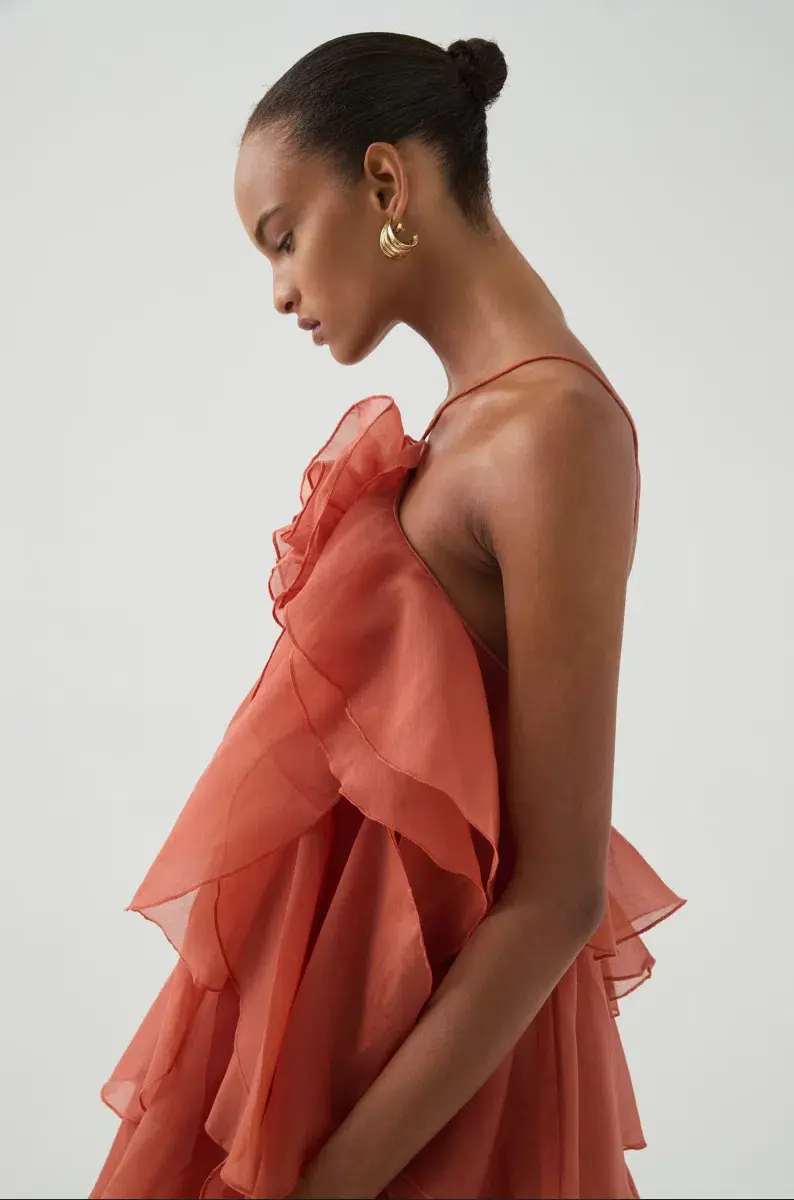 Aje Pandorea Layered Maxi Dress - Image 1