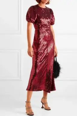 Rixo Daisy Red (X Laura Jackson) Size 12