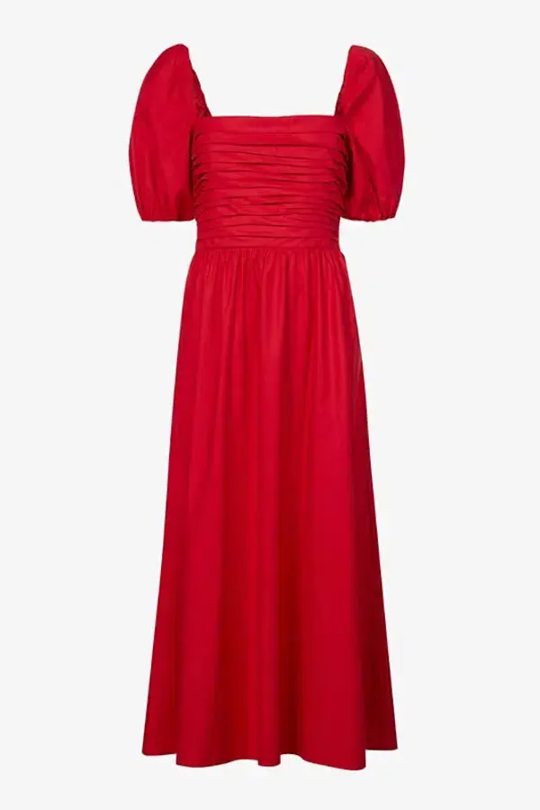 Reformation Rachelle Puff Sleeve Dress Size 12 for rent on The Volte - main image