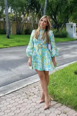 Zimmermann High Tide Button Mini Dress Size 8 for rent on The Volte - image 3