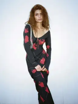 Realisation Par The Selma Maxi Dress Euphoria Noir Size UK 10 for rent on The Volte - image 2