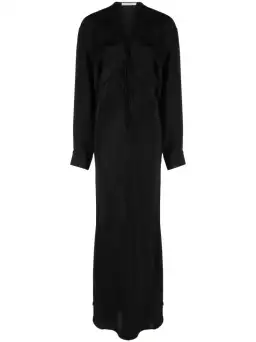 Christopher Esber Triquetra Silk Maxi Dress Black Size 10 for rent on The Volte - image 7