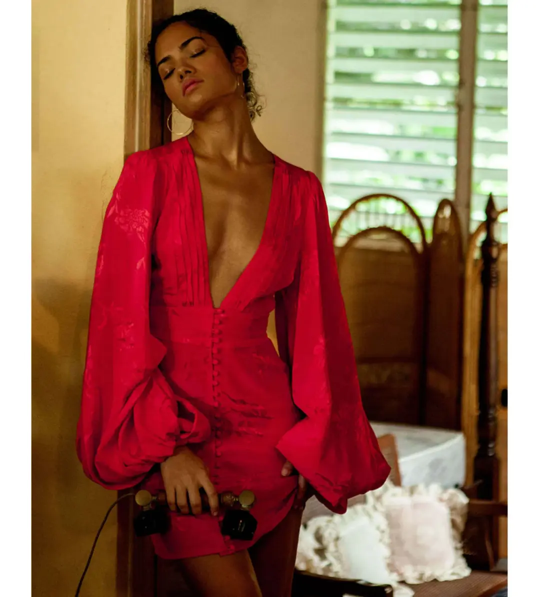 Rat & Boa Isabella Mini Dress Red Size UK 10 for rent on The Volte - main image