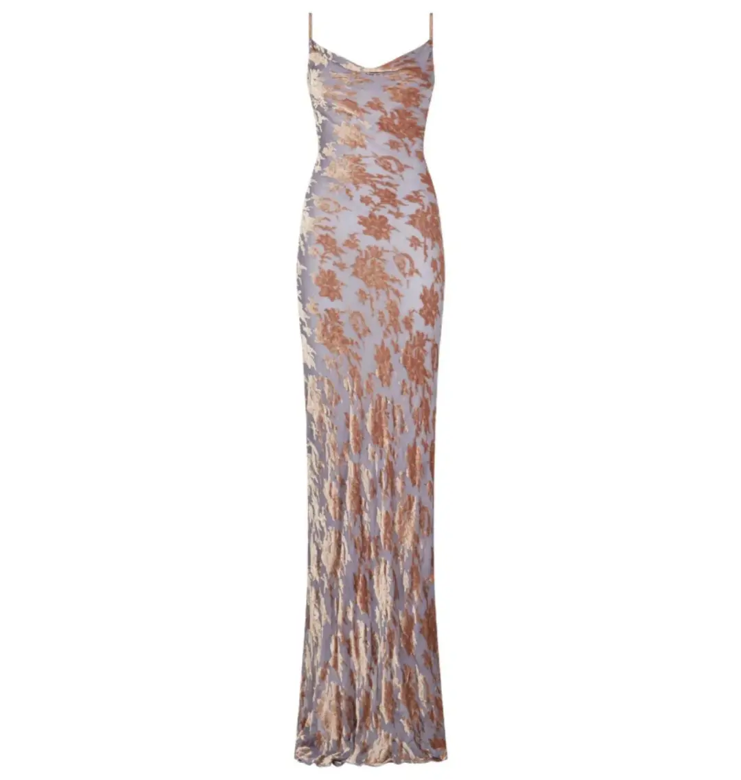 Rat & Boa Athena Maxi Dress in Purple Size UK 12 for rent on The Volte - main image