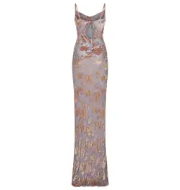Rat & Boa Athena Maxi Dress in Purple Size UK 12 for rent on The Volte - image 6