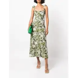Reformation Nikita Tropical Maxi Dress Floral Size UK 10 for rent on The Volte - image 1