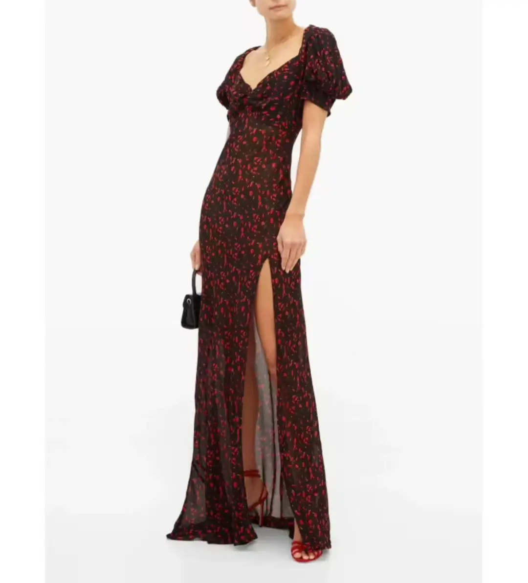 Rat & Boa Magnolia Maxi Dress Floral Size UK 12 for rent on The Volte - main image