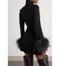 16ARLINGTON Odessa Mini Dress Black Size UK Size 10 for rent on The Volte - image 2