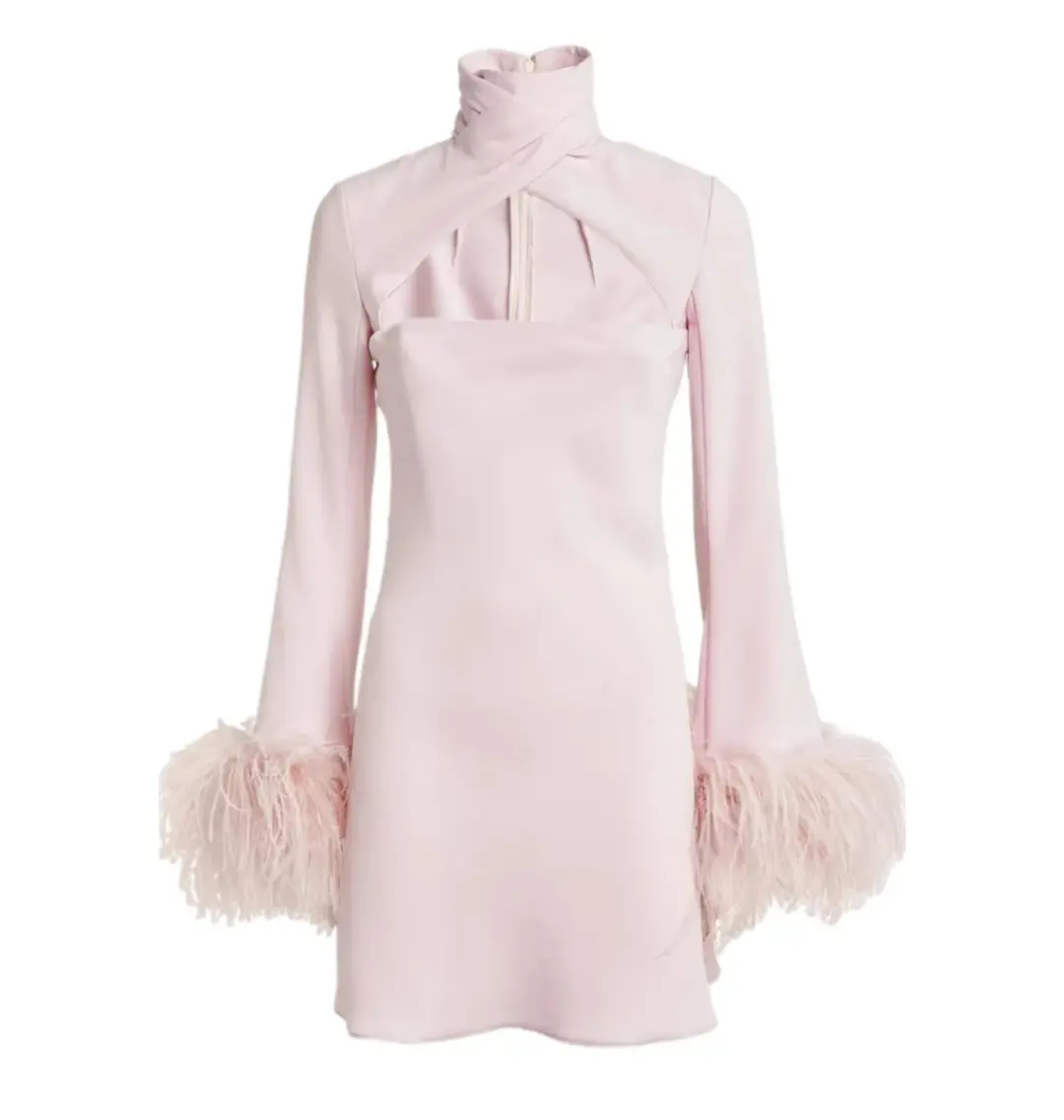 16Arlington Odessa Mini Dress Pink Size UK 12 for rent on The Volte - main image