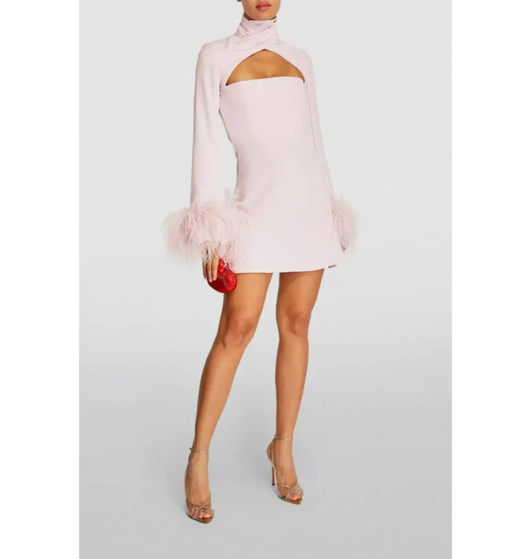 16Arlington Odessa Mini Dress Pink Size UK 12 for rent on The Volte - main image