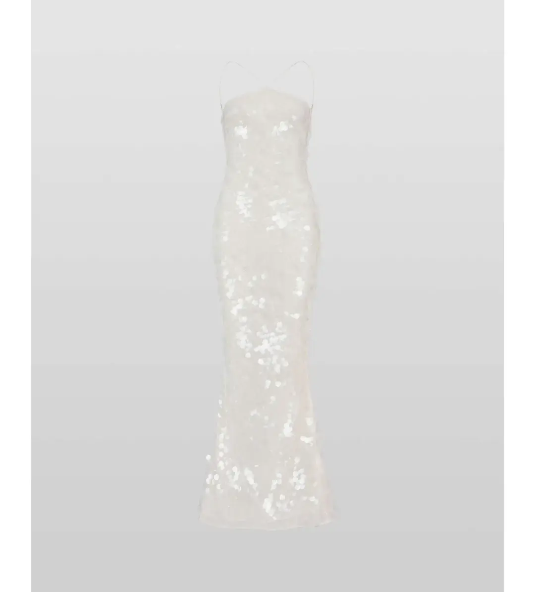 Rat & Boa Emmanuella Dress White Sequin Size M/UK 10 for rent on The Volte - main image