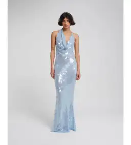 Rat & Boa Anais Dress Blue Sequin Size 8 for rent on The Volte - image 1