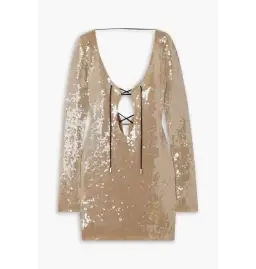 16arlington Solarium Mini Dress Neutral Size UK 12 for rent on The Volte - image 4