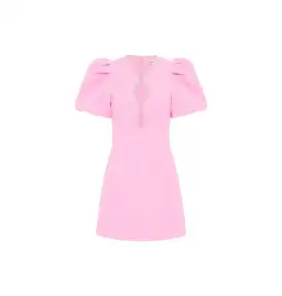 Rebecca Vallance Karina Puff Sleeve Mini Dress Pink Size UK 8 for rent on The Volte - image 4