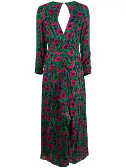 Rixo Rose Dress Hibiscus Floral Size UK 10 for rent on The Volte - image 4