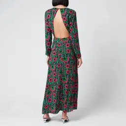 Rixo Rose Dress Hibiscus Floral Size UK 10 for rent on The Volte - image 3