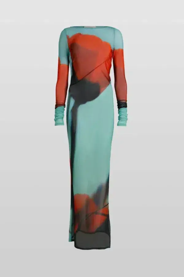 Rat & Boa Santino Tulip Maxi Dress Floral Size UK 8 for rent on The Volte - main image